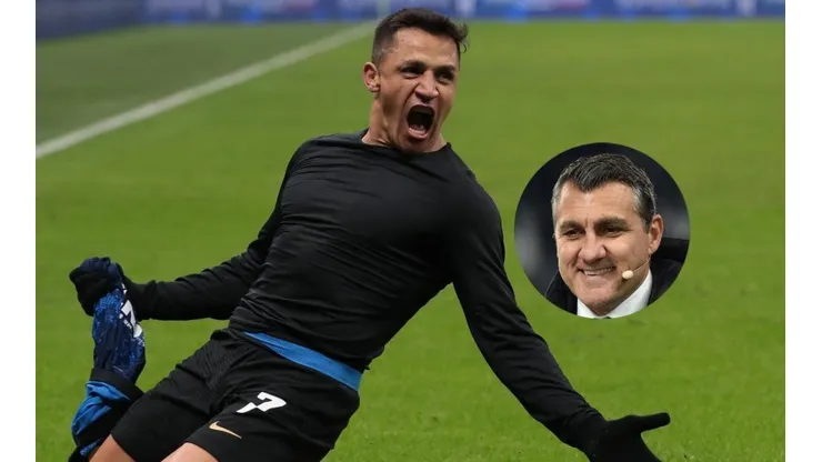 Christian Vieri llenó de elogios a Alexis Sánchez.