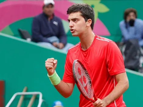 Tomás Barrios sale a la cancha para jugar la Qualy del Australian Open