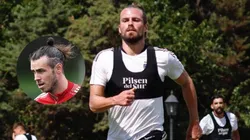 Christian Santos anotó, celebró como Bale y se lo dijeron en la práctica alba.