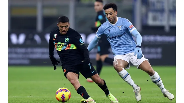 Alexis Sánchez fue uno de los jugadores destacados del triunfo de Inter ante Lazio