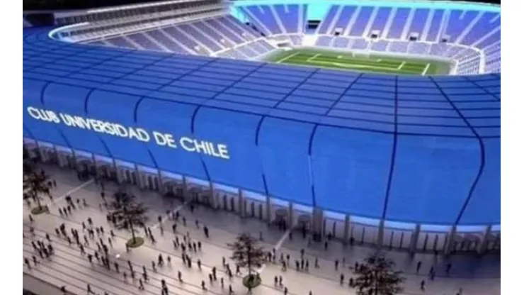 Universidad de Chile presentó una maqueta de estadio en el 2014, cuando Carlos Heller estaba al frente de Azul Azul