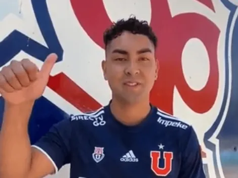 Jeisson Vargas ya posó con la camiseta de Universidad de Chile