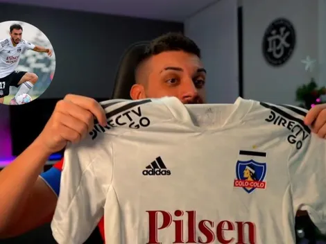 Suazo le envía dos camisetas de Colo Colo a reconocido youtuber