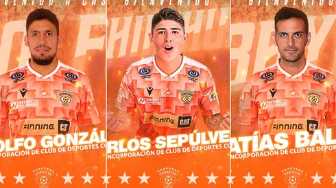 Cobreloa suma tres nuevos refuerzos para la Primera B 2022.
