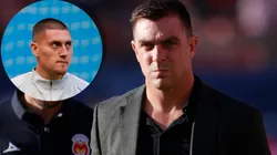 El técnico argentino habló sobre la situación del delantero chileno en el club