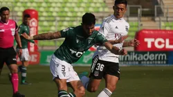 González enfrentando a los albos en el primer semestre.