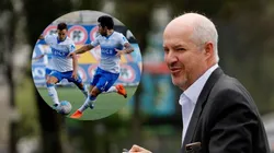 El presidente de Cruzados comentó la situación de ambos jugadores con el club