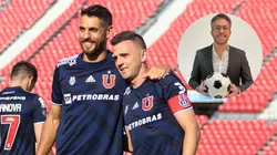 Montillo y Larrivey, dos jugadores que no siguen en la U
