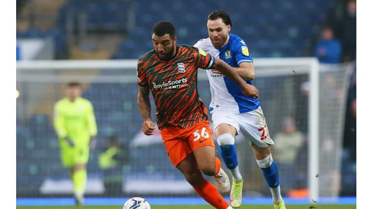 Ben Brereton participó en la victoria de los Rovers ante Birmingham.