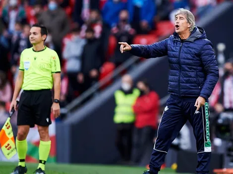 Pellegrini reclama decisiones arbitrales en derrota del Betis