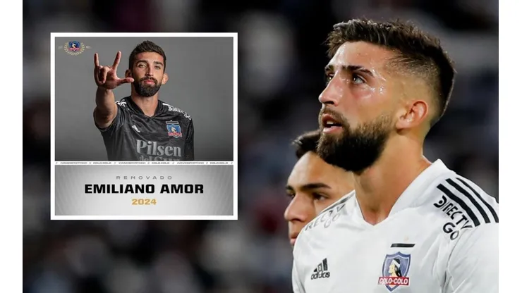 Emiliano Amor renovó hasta 2024 en Colo Colo