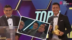 Cristián Zavala estuvo en los Toby Awards