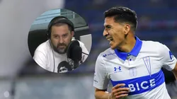 El comunicador no escatimó en elogios hacia el jugador cruzado