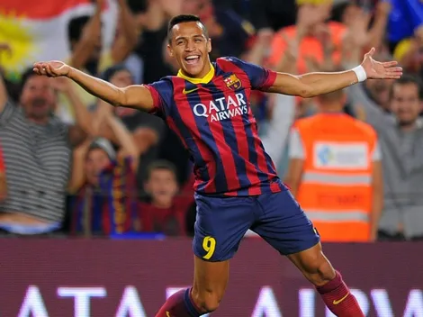 Los números que consiguió Alexis en su paso por el Barcelona