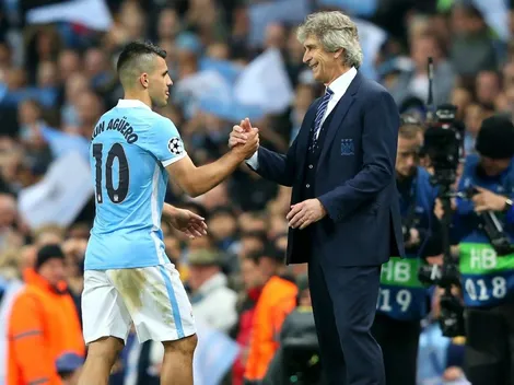 Pellegrini lamenta el retiro de Agüero del fútbol profesional
