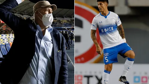 Juan Tagle despide a Valber Huerta de la Universidad Católica.