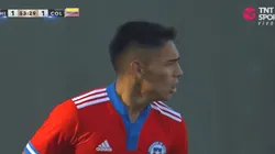 El volante anotó el 1-1 parcial entre La Roja Sub 20 y su similar de Colombia