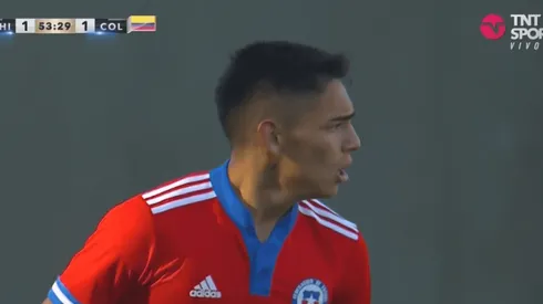 El volante anotó el 1-1 parcial entre La Roja Sub 20 y su similar de Colombia