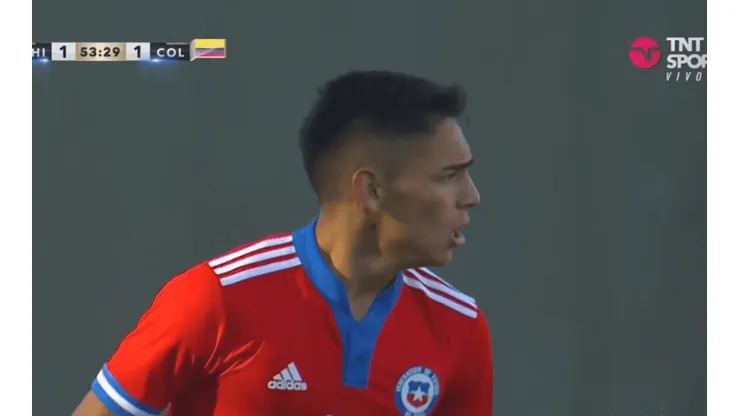 El volante anotó el 1-1 parcial entre La Roja Sub 20 y su similar de Colombia