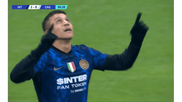 Golazo de Alexis Sánchez en el Inter de Milán