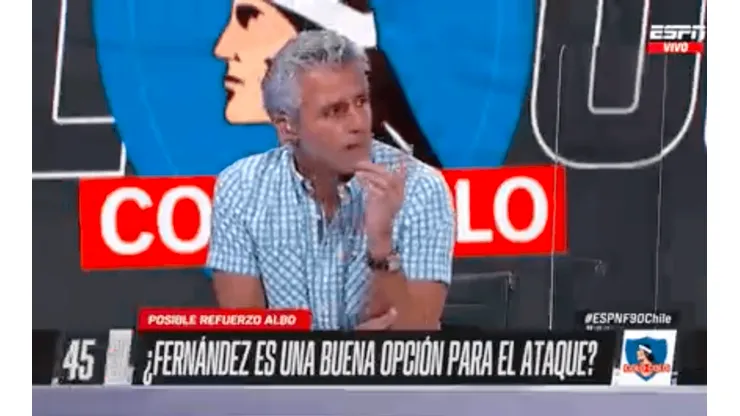 Méndez cree que la llegada de Santos a Colo Colo fue un error.