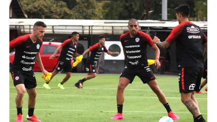 La Roja entrenó en Estados Unidos.