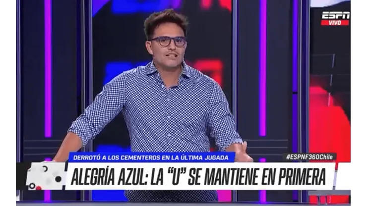 Rafa Olarra: “La U zafó de esta y la anterior, pero no puede más”.