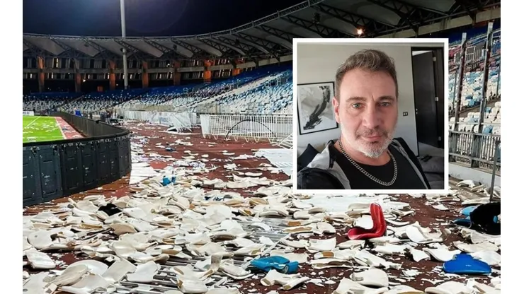 Marcelo Barticciotto repudia a personas que destrozaron un sector del Estadio Bicentenario Calvo y Bascuñán