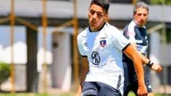 Javier Meléndez jugando por Colo Colo.
