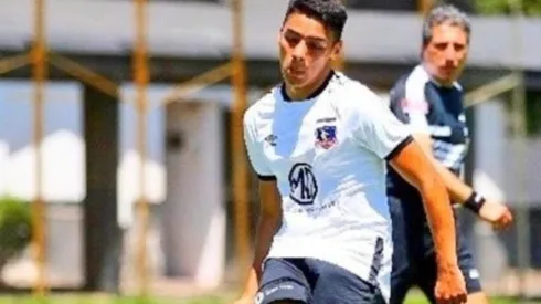Javier Meléndez jugando por Colo Colo.