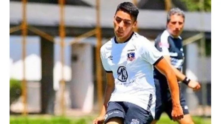 Javier Meléndez jugando por Colo Colo.