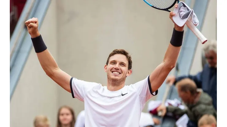Nico Jarry inicia su participación en Sao Paulo ante el colombiano Gómez.