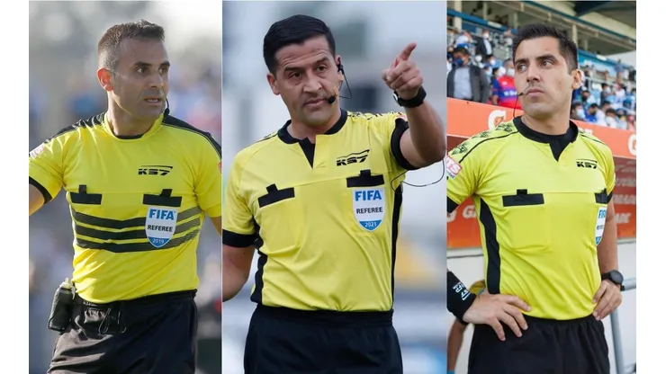 Piero Maza, Felipe González y Cristian Garay arbitran a los grandes de Santiago