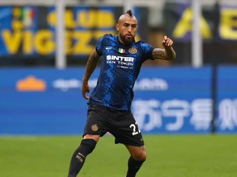 Vidal presente en importante victoria del Inter