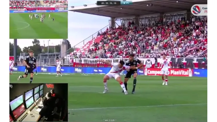 La polémica jugada que causó enojo en los hinchas curicanos