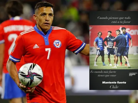Alexis 100% mentalizado: "Mantente fuerte Chile"