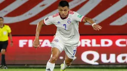 Alexis compartió las celebraciones del camarín en la victoria de Chile.