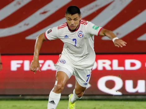 Alexis compartió las celebraciones del camarín en la victoria de Chile