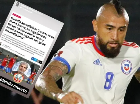 Arturo Vidal arremete con todo contra Juan Cristóbal Guarello