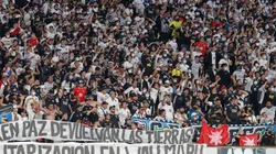 Las consignas que se leyeron desde el sector Cordillera del Estadio Monumental que Hermosilla denunció.