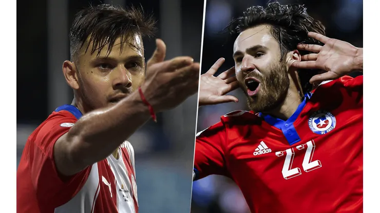 Paraguay y Chile se enfrentan por las Eliminatorias Sudamericanas (Fotos: Getty).