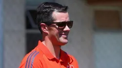 Michael Clark habló con el plantel de la U y respaldó al equipo junto a Romero.