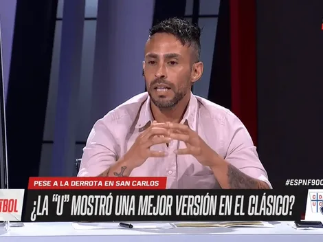 Jorge Valdivia cree que la U fue perjudicada ante la UC