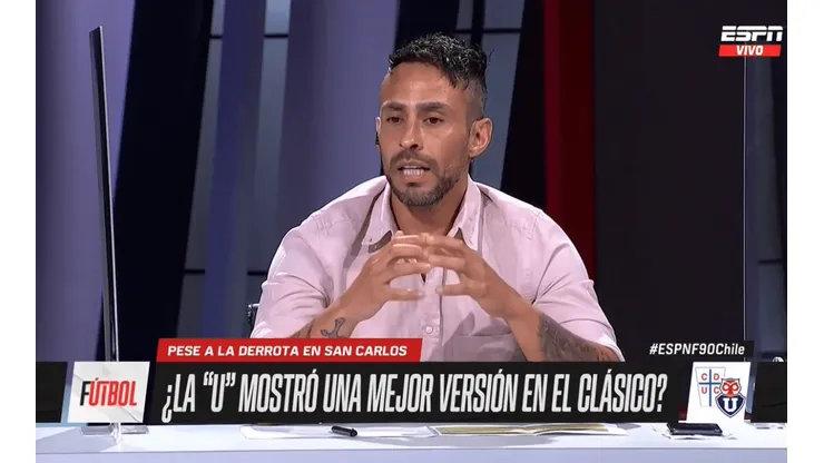 Jorge Valdivia cree que la U hizo mejor partido que la UC en el clásico universitario