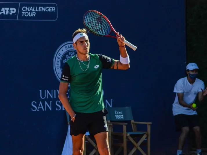 Tabilo tuvo debut y despedida en el Challenger de Montevideo