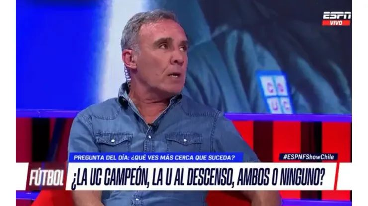 Marcelo Espina cree espera que la U no descienda.