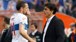 Ambos compartieron camarín en la UC