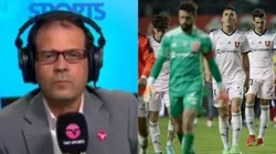 El relator expresó algunas palabras tras la derrota de los azules