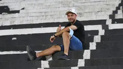 Marcelo Díaz fue un hincha más de la U en la Copa Libertadores Femenina