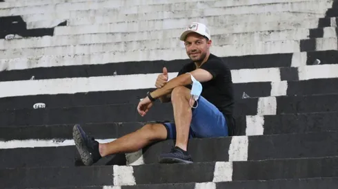 Marcelo Díaz fue un hincha más de la U en la Copa Libertadores Femenina